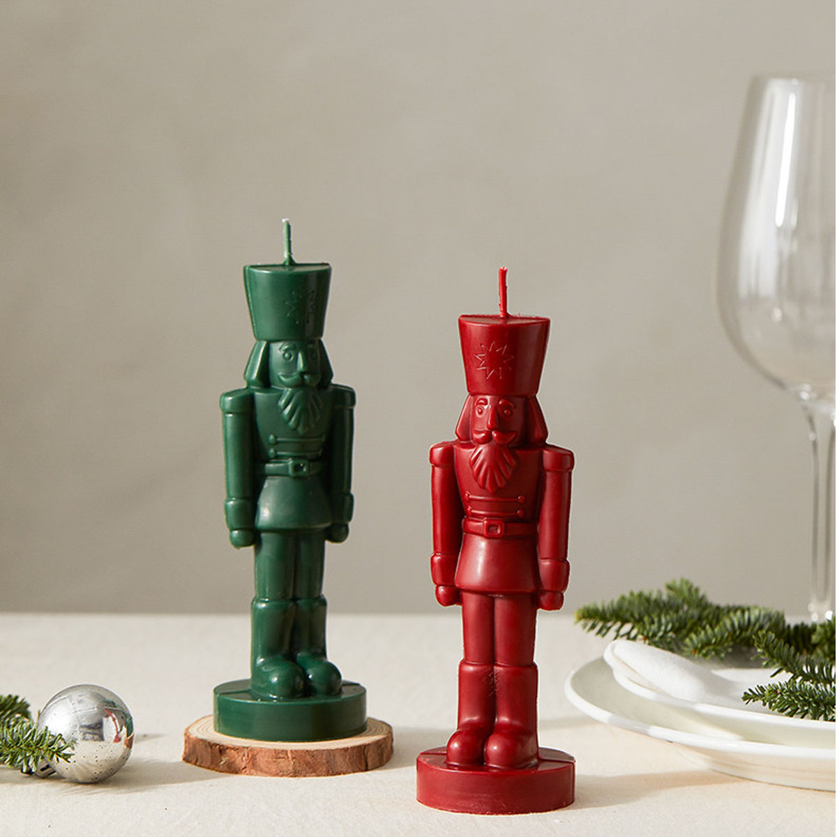 Nutcracker Figurine - Duża plastikowa forma do świec w