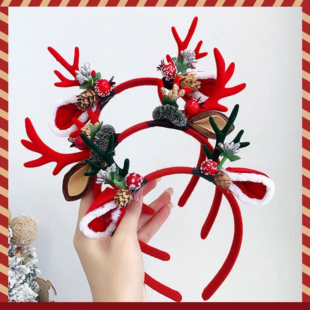 Urocza świąteczna ozdoba, opas – Reindeer Antlers Headband recenzja i cena