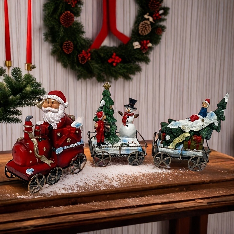 3 szt. Żywiczny zestaw pociągó – Nutcracker Figurine recenzja i cena