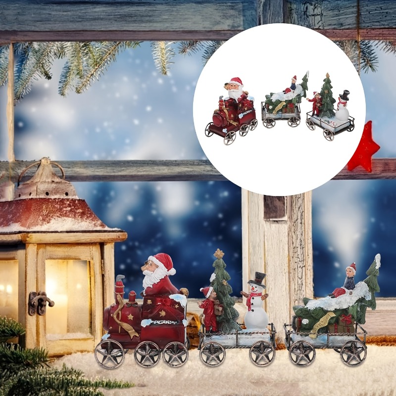 3 szt. Żywiczny zestaw pociągó – Nutcracker Figurine recenzja i cena