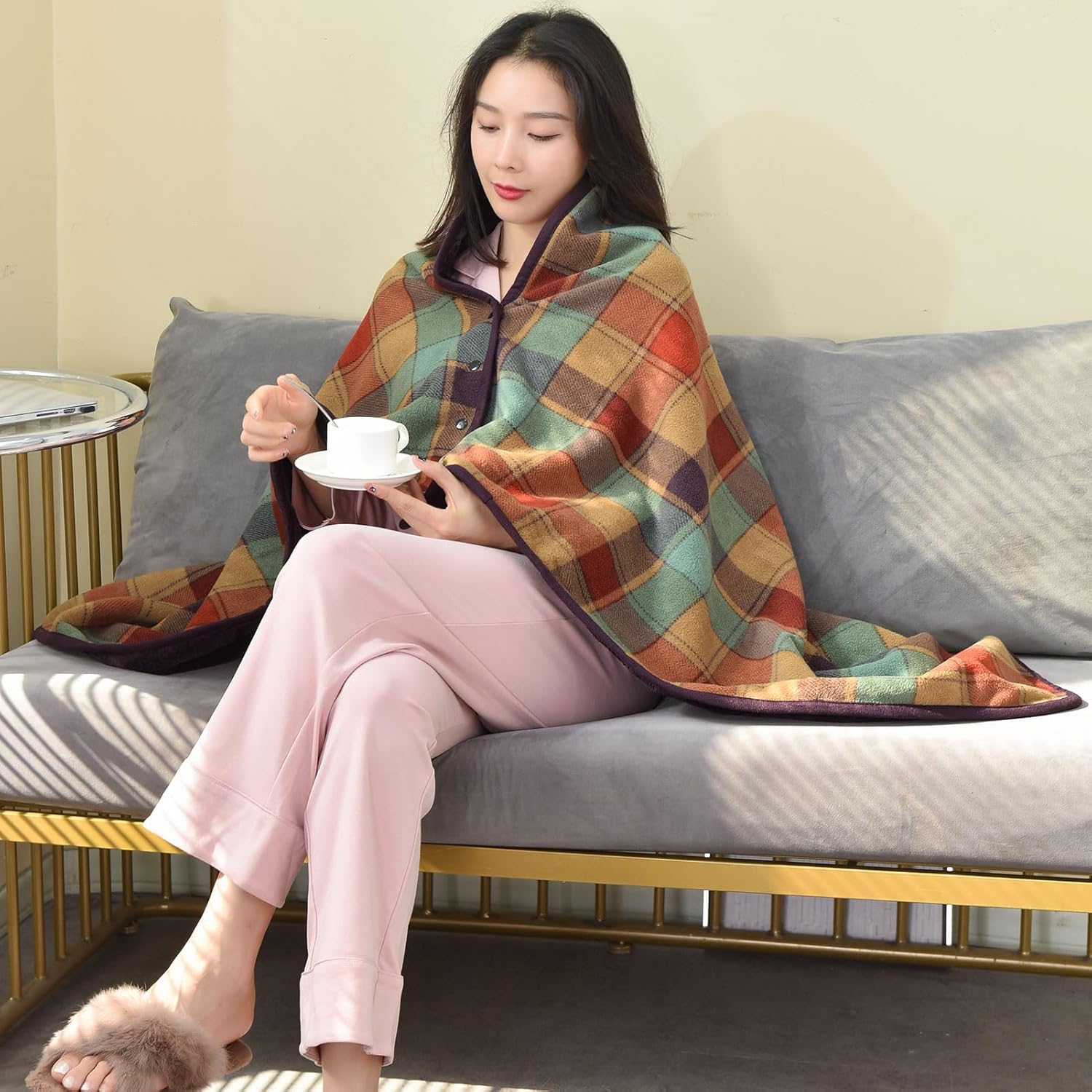 Koc do noszenia, pluszowy pled – Christmas Throw Blanket recenzja i cena