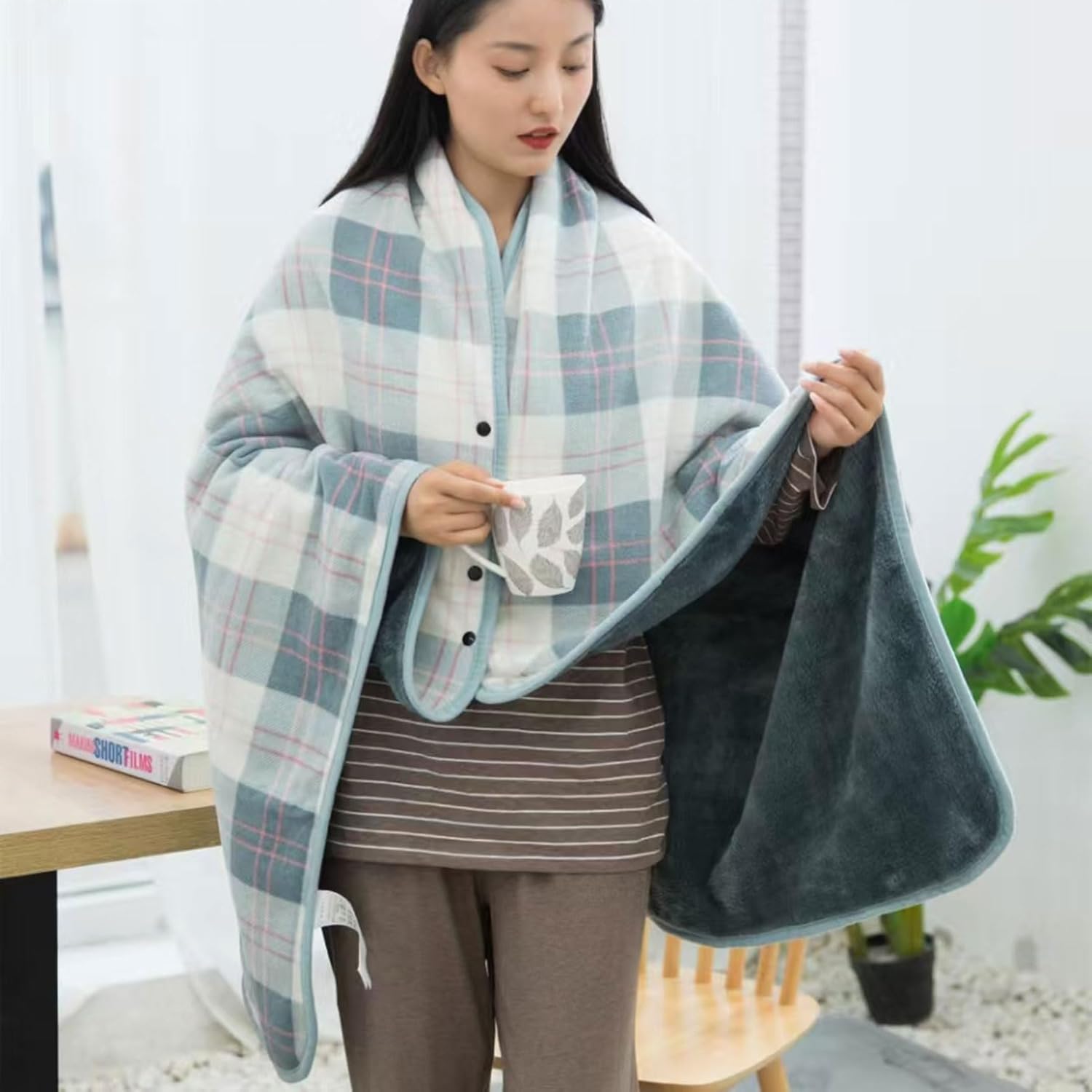 Koc do noszenia, pluszowy pled – Christmas Throw Blanket recenzja i cena