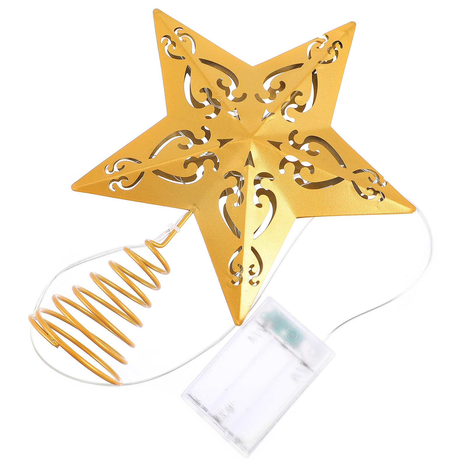 1 szt. Żelazna złota gwiazda p – Star Tree Topper recenzja i cena