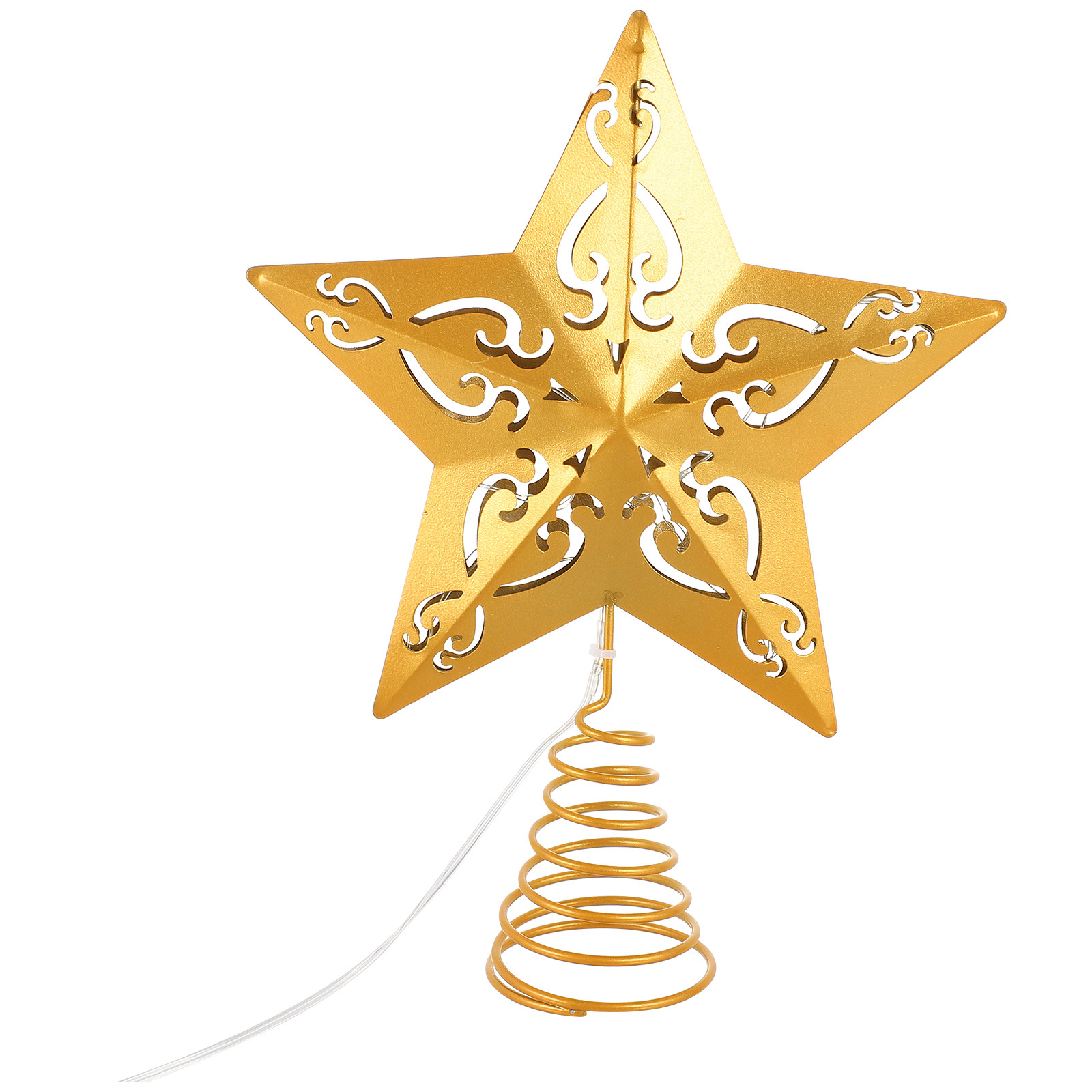 1 szt. Żelazna złota gwiazda p – Star Tree Topper recenzja i cena