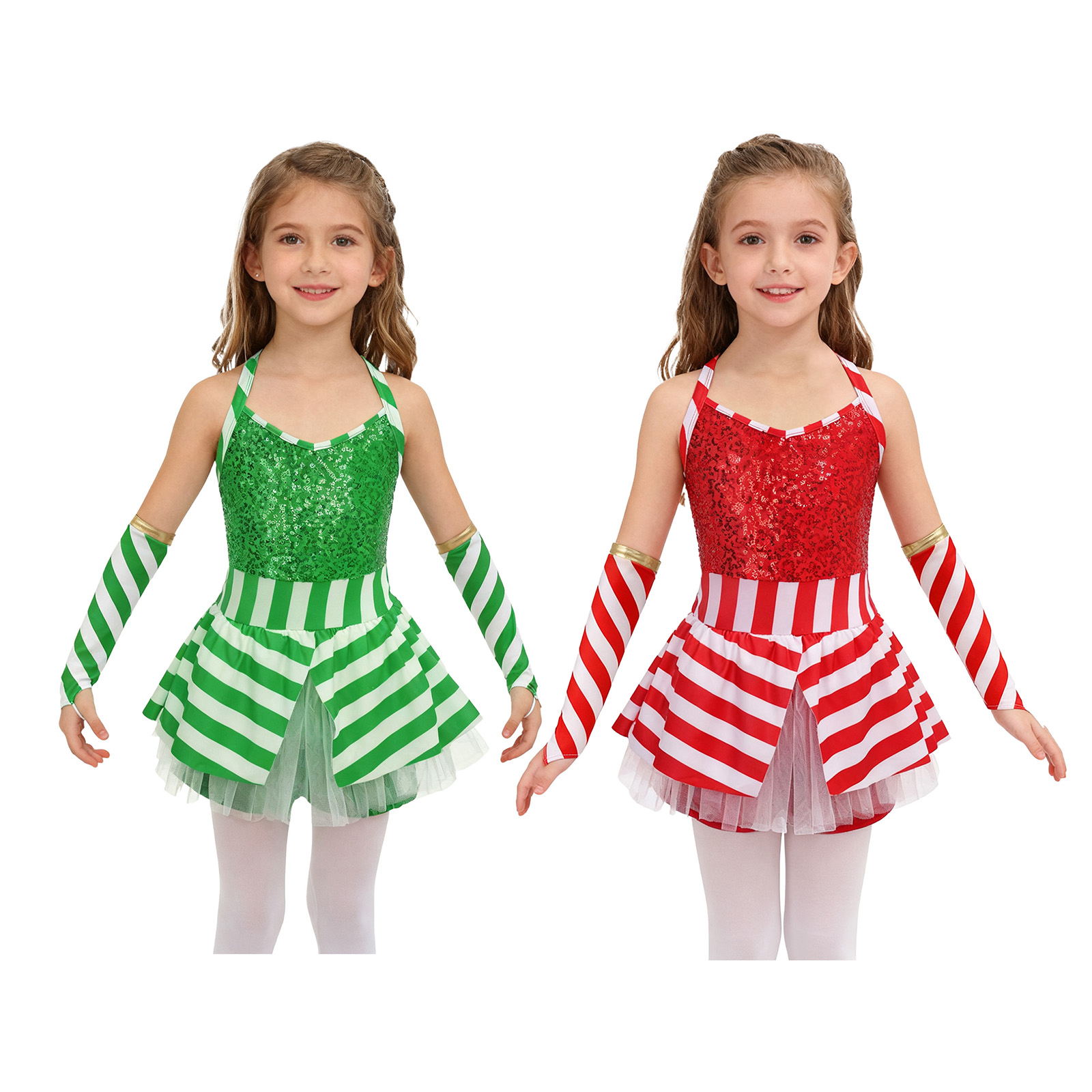 Strój baletowy dla dziewczynek – Elf Costume Christmas recenzja i cena
