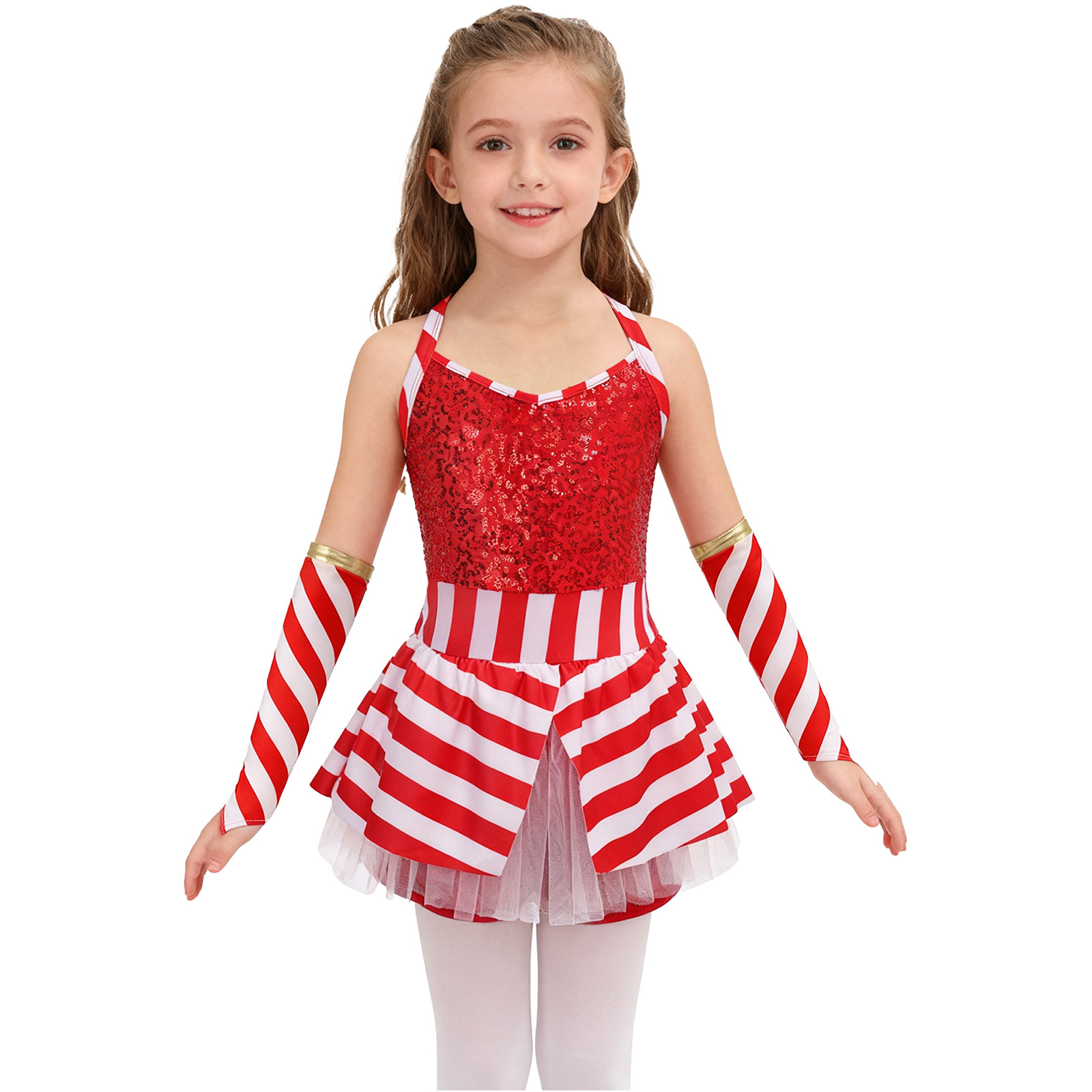 Strój baletowy dla dziewczynek – Elf Costume Christmas recenzja i cena