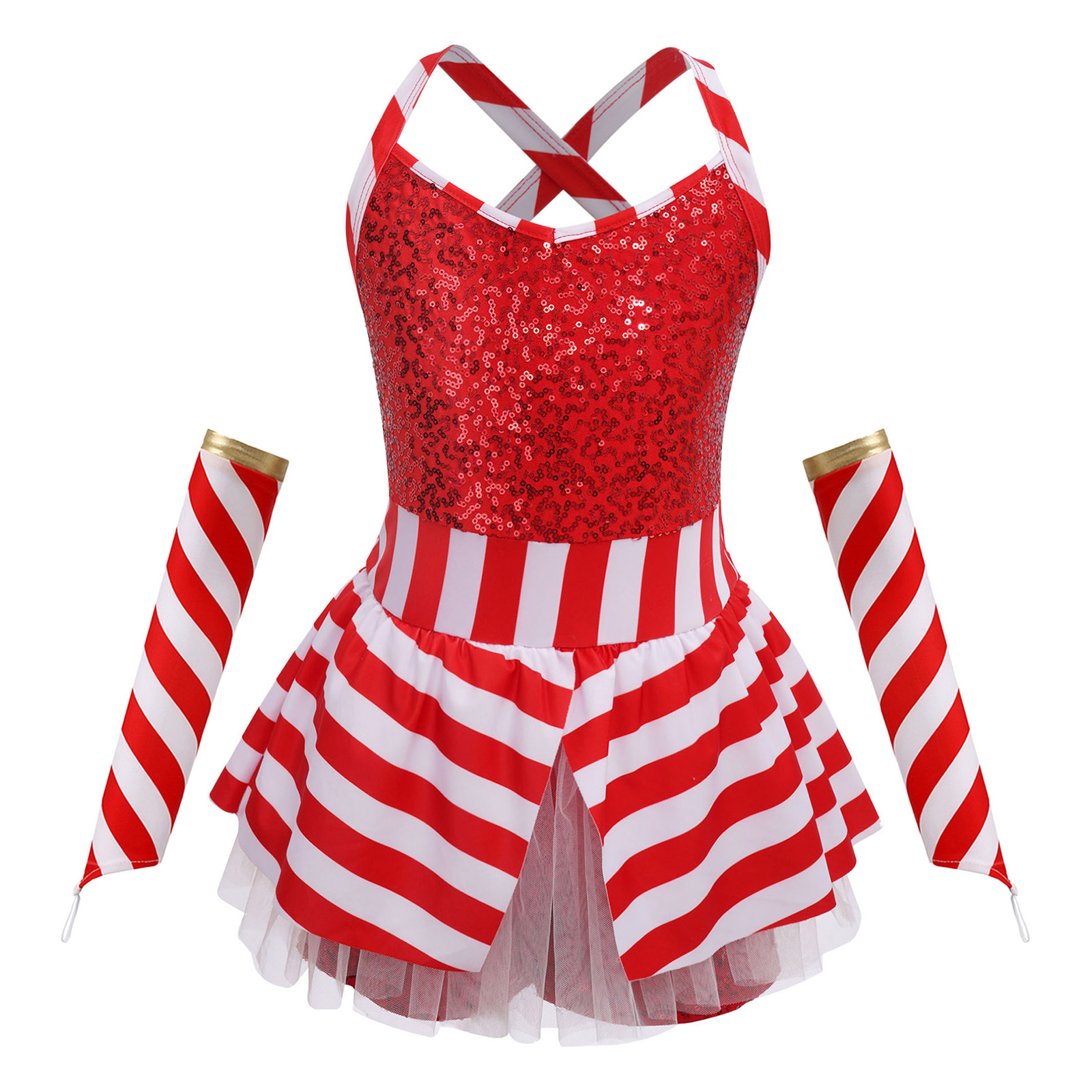 Strój baletowy dla dziewczynek – Elf Costume Christmas recenzja i cena