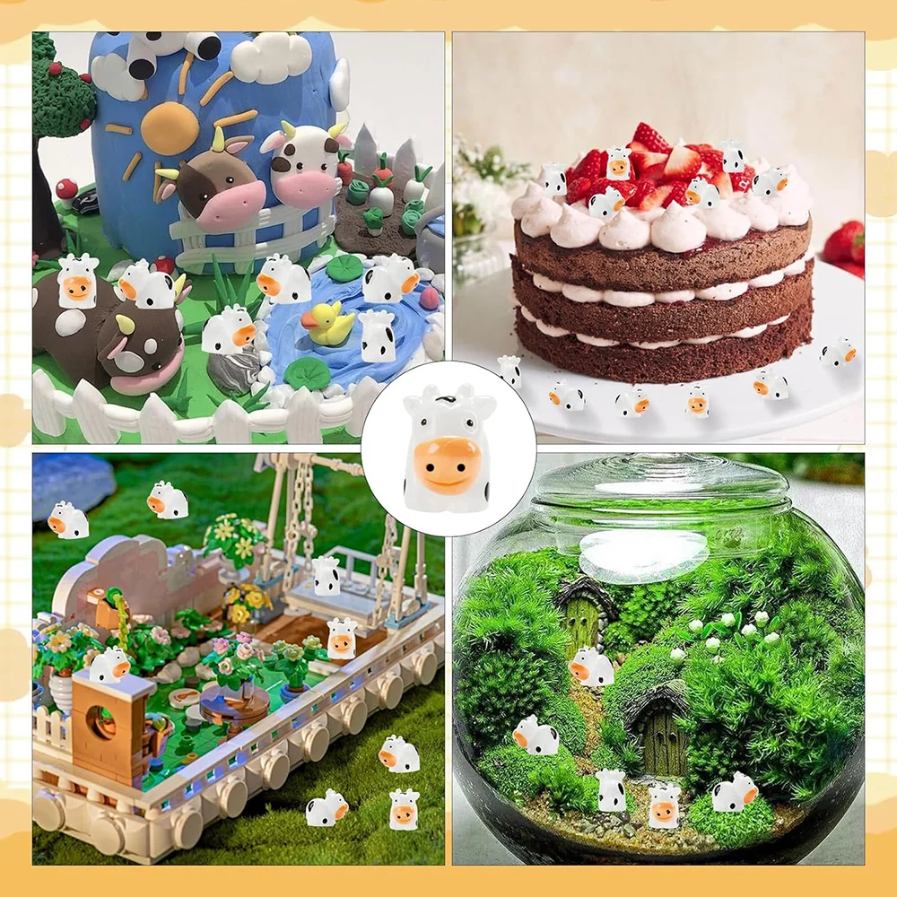 100 szt. Mini figurki krów żyw – Nutcracker Figurine recenzja i cena